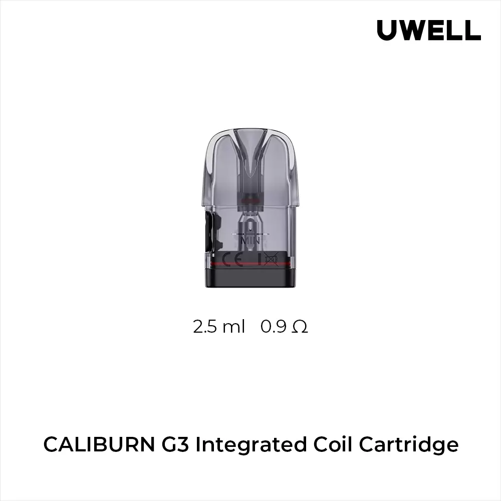 0.9次-2.5ml UWELL Caliburn G3 Pod 空煙彈