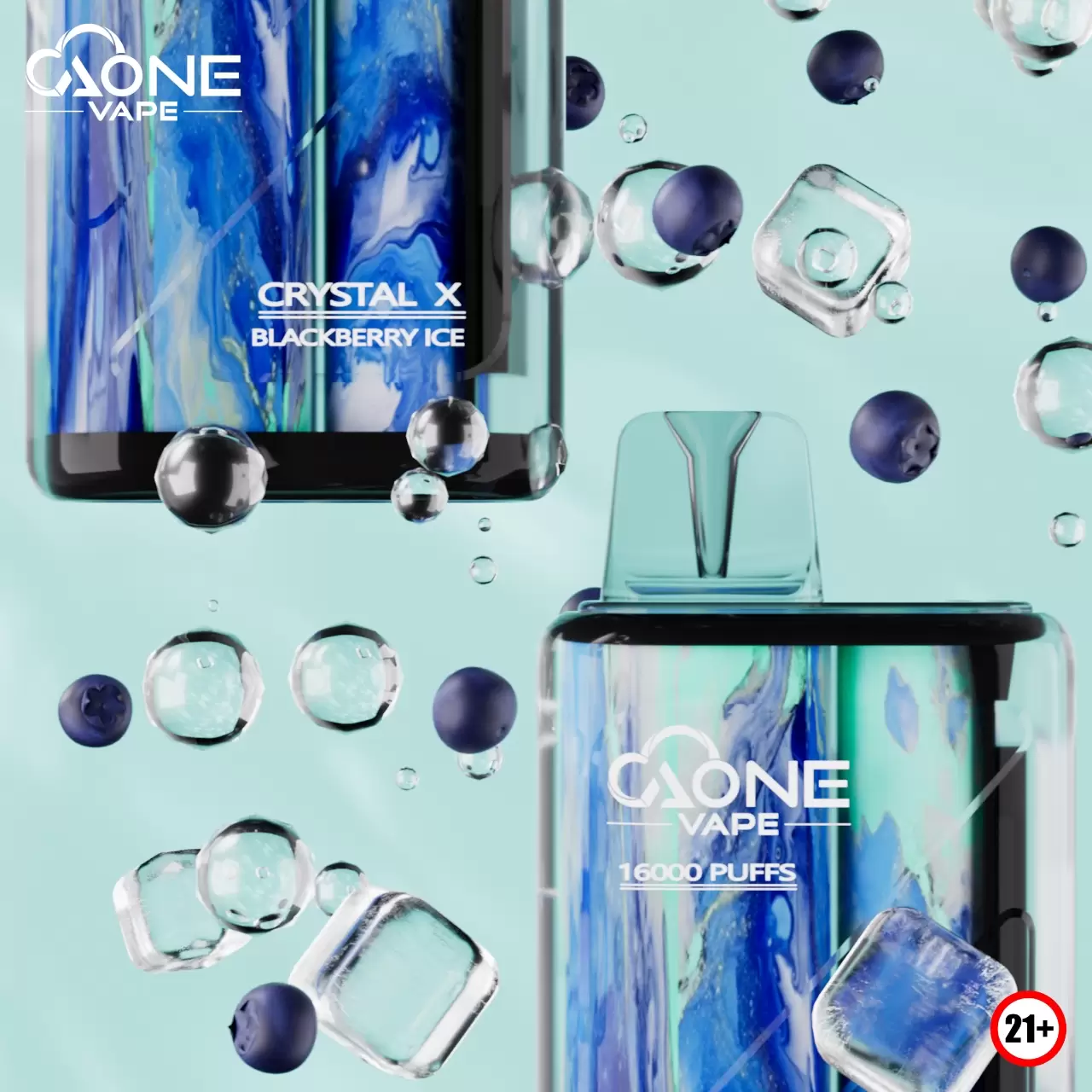 WechatIMG471 AONE VPAE CRYSTAL X 水晶 16000口Puffs 一次性拋棄式電子煙